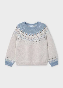 Maglione jacquard bambina^Mayoral Outlet
