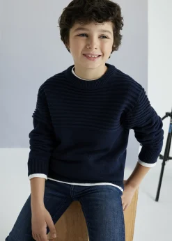 Maglione jacquard tone sur tone ragazzo^Mayoral Cheap