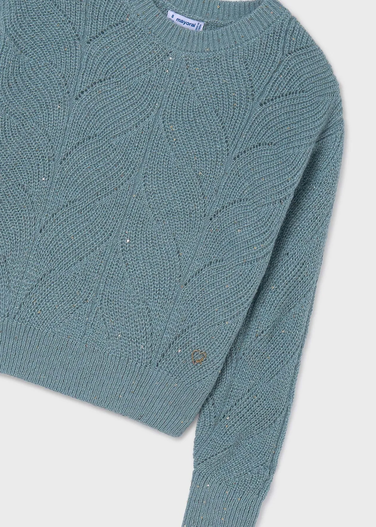 Maglione lustrini ragazza^Mayoral Shop