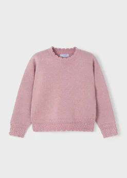 Maglione orlo ondine bambina^Mayoral Best