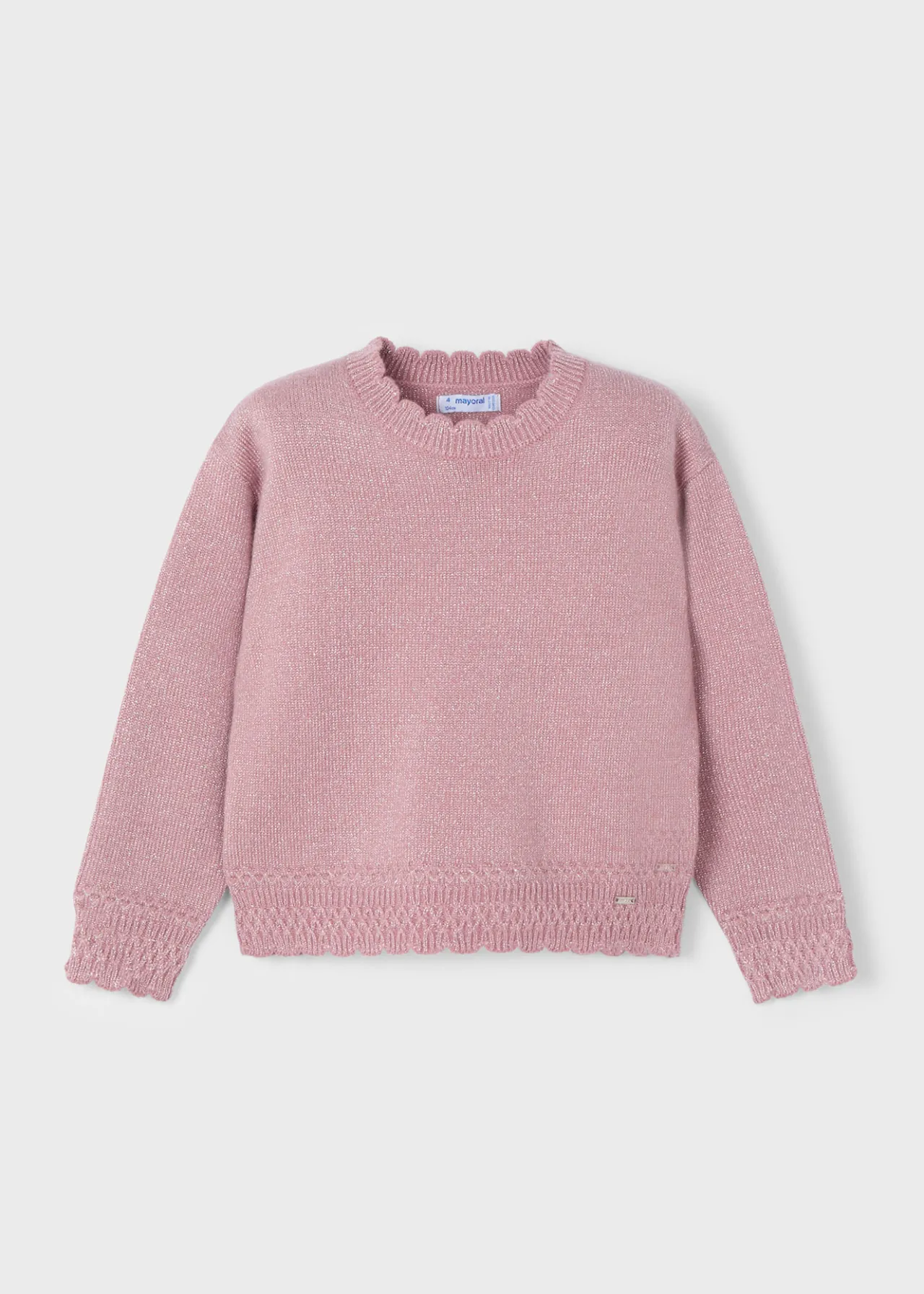 Maglione orlo ondine bambina^Mayoral Best