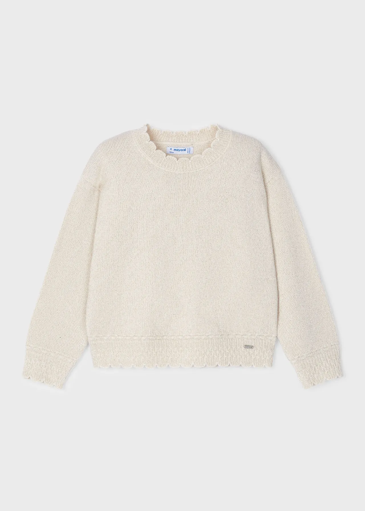 Maglione orlo ondine bambina^Mayoral Outlet