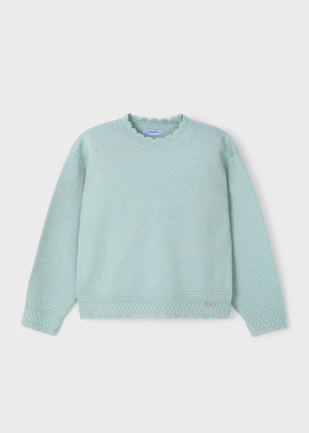 Maglione orlo ondine bambina^Mayoral Store
