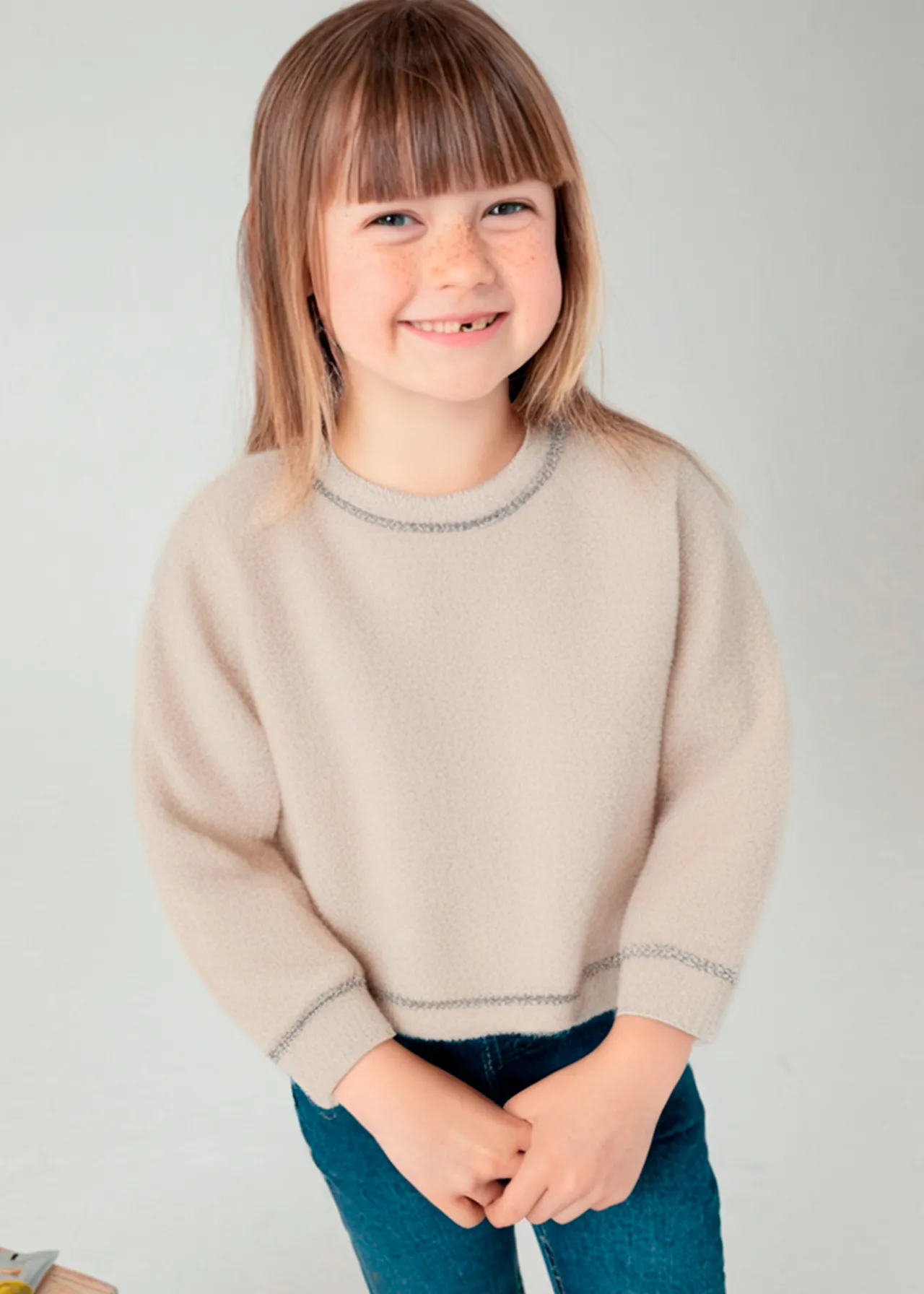 Maglione pellicciotto bambina^Mayoral Outlet
