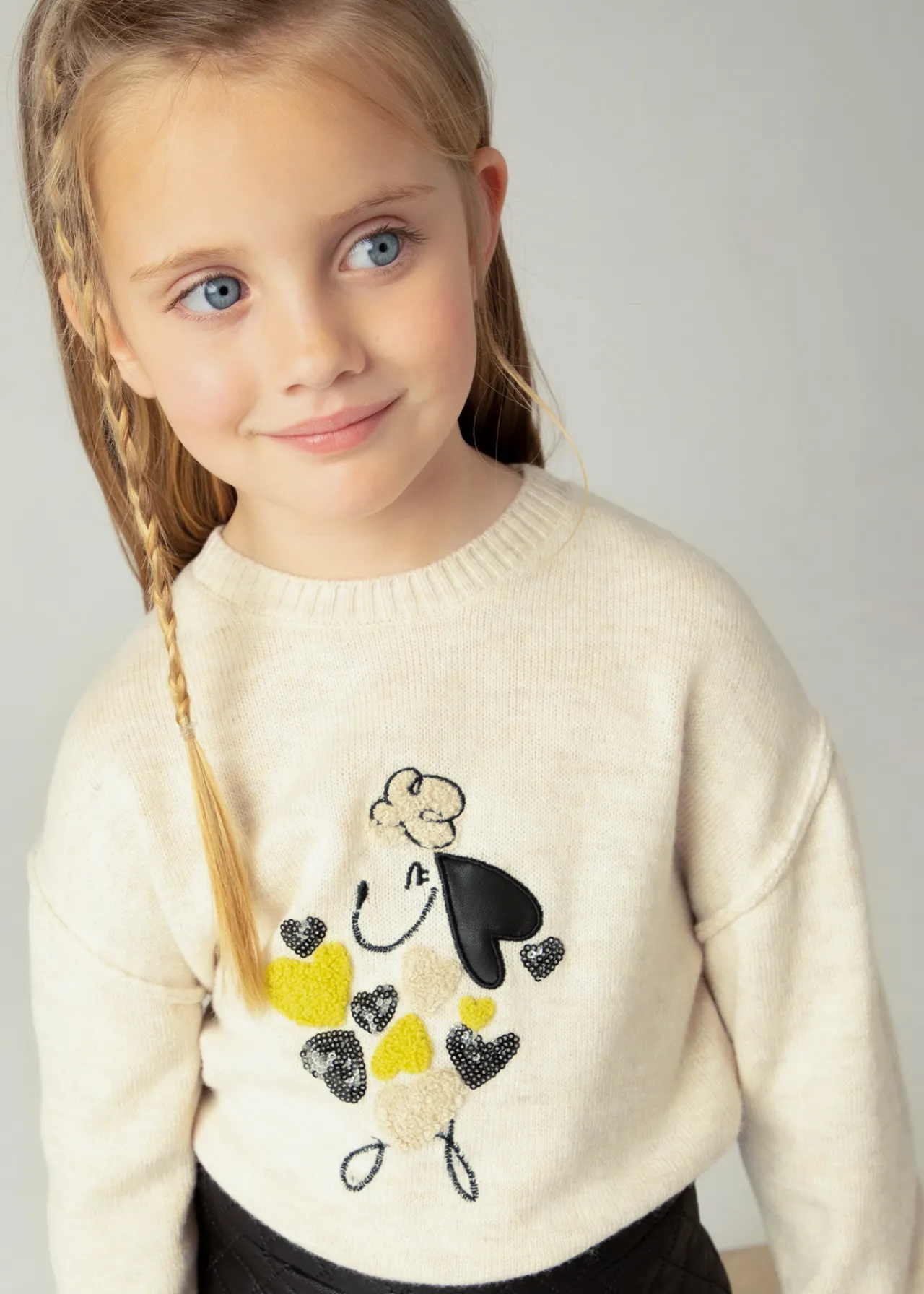 Maglione ricamo cagnolino bambina^Mayoral Cheap
