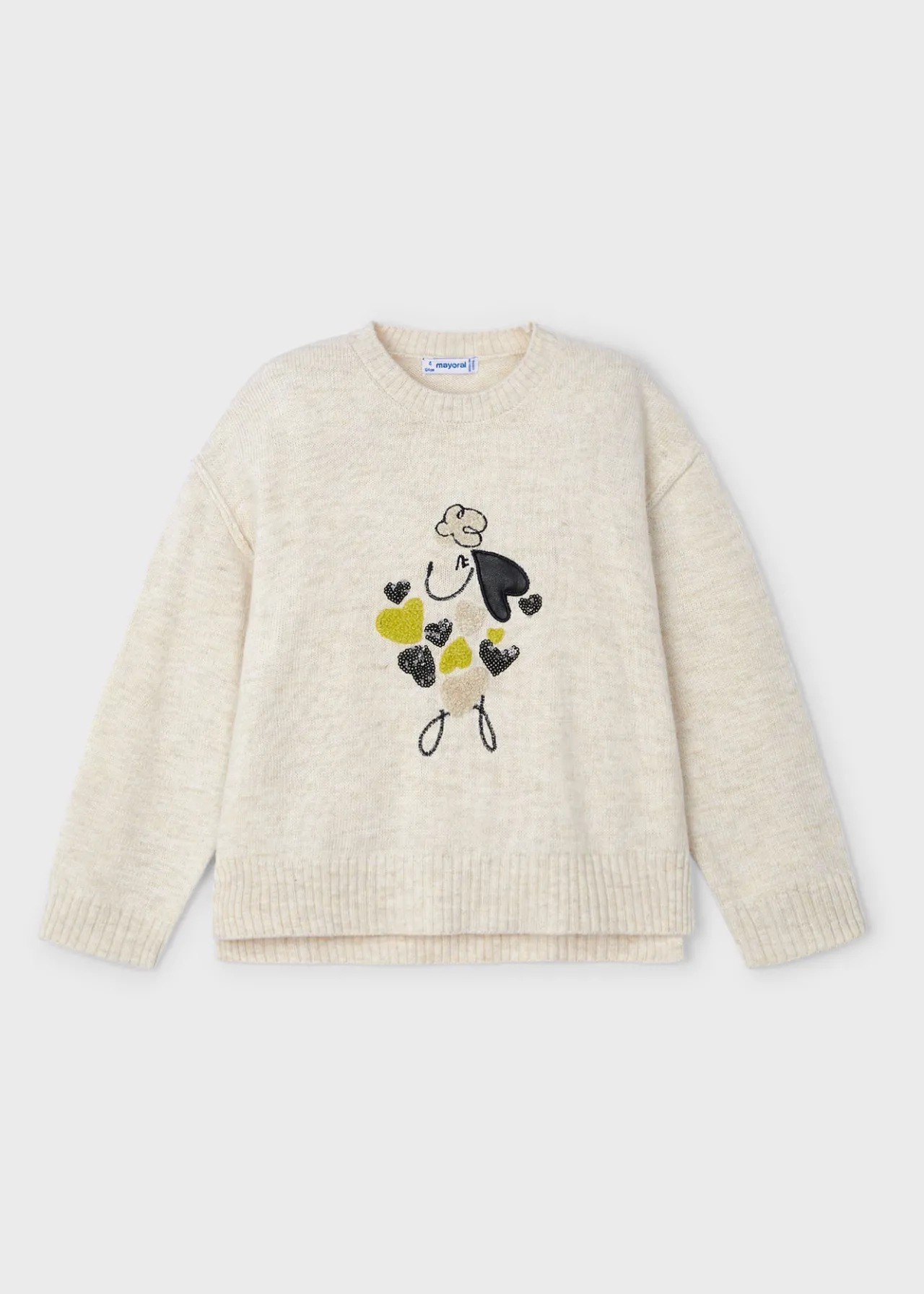 Maglione ricamo cagnolino bambina^Mayoral Cheap