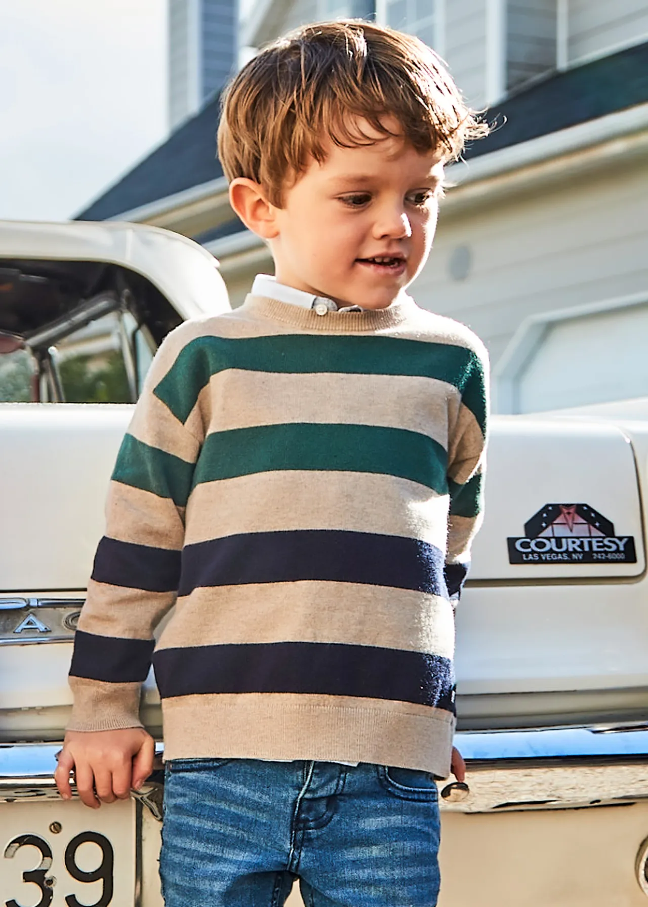 Maglione righe bambino^Mayoral Cheap