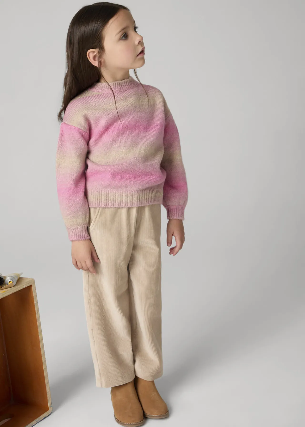 Maglione righe dregradè bambina^Mayoral Cheap