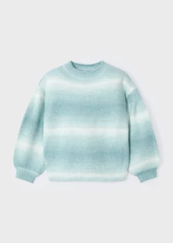 Maglione righe dregradè bambina^Mayoral Sale