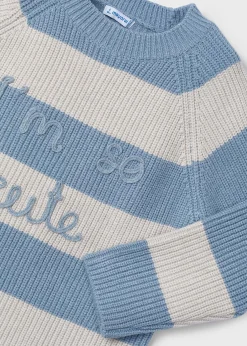 Maglione testo righe bambina^Mayoral Best Sale