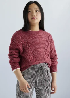 Maglione trecce ragazza^Mayoral Shop