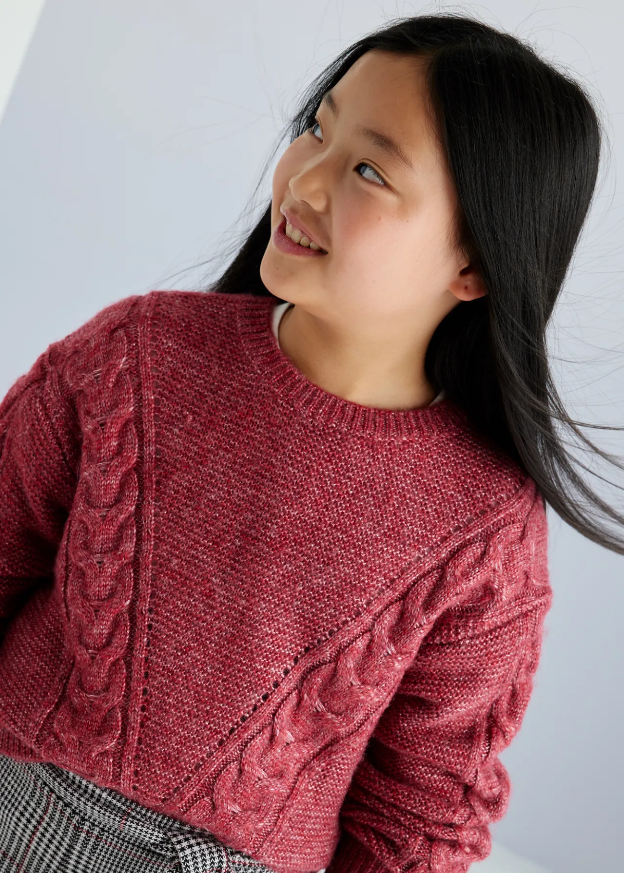 Maglione trecce ragazza^Mayoral Shop