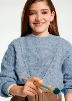 Maglione trecce ragazza^Mayoral Online