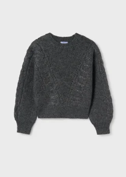 Maglione trecce ragazza^Mayoral Store