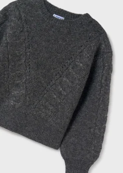 Maglione trecce ragazza^Mayoral Store