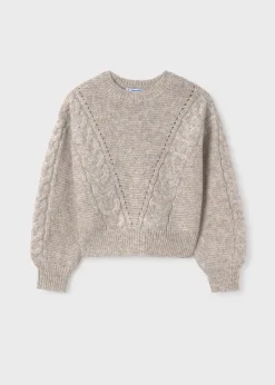 Maglione trecce ragazza^Mayoral Fashion