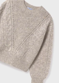 Maglione trecce ragazza^Mayoral Fashion