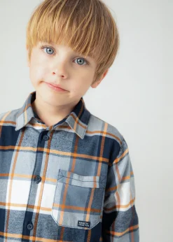 Overshirt quadri bambino^Mayoral Shop