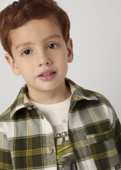 Overshirt quadri bambino^Mayoral Discount