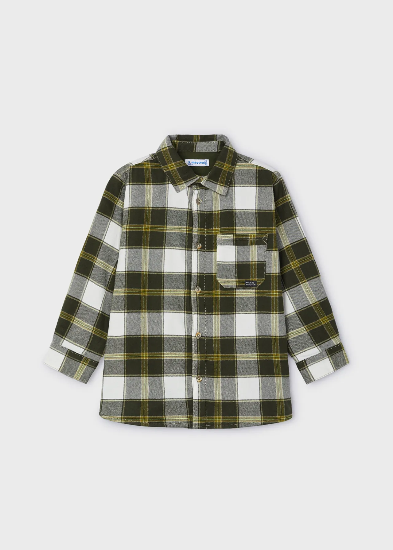 Overshirt quadri bambino^Mayoral Discount