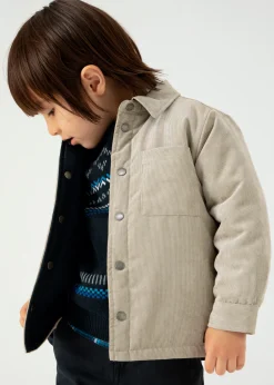 Overshirt reversibile velluto a costine bambino^Mayoral Flash Sale