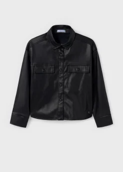Overshirt similpelle ragazza^Mayoral Best Sale