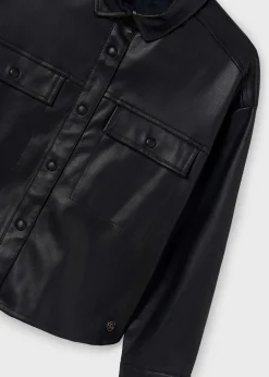 Overshirt similpelle ragazza^Mayoral Best Sale