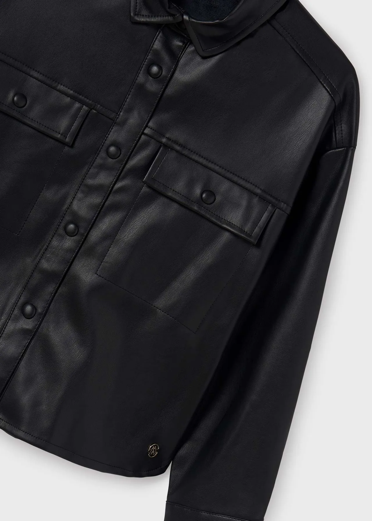 Overshirt similpelle ragazza^Mayoral Best Sale