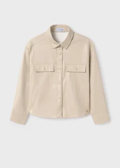 Overshirt similpelle ragazza^Mayoral Best Sale