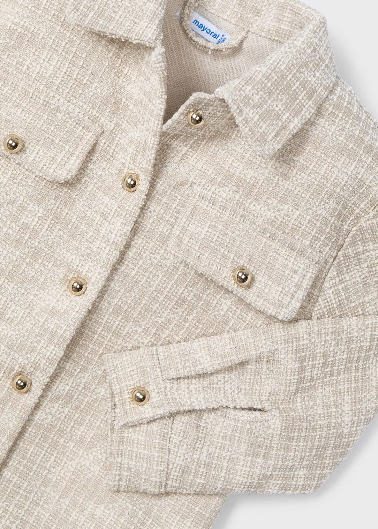 Overshirt tweed bambina^Mayoral Fashion