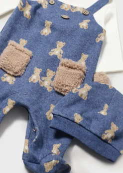 Pagliaccetto con cappello orecchie neonato^Mayoral Fashion