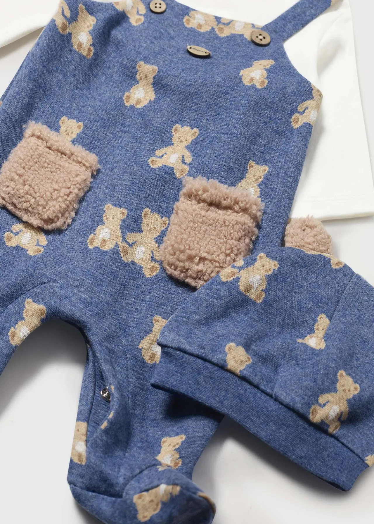 Pagliaccetto con cappello orecchie neonato^Mayoral Fashion