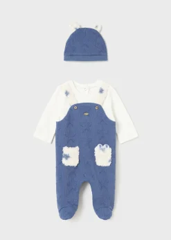 Pagliaccetto con cappello orecchie neonato^Mayoral Hot