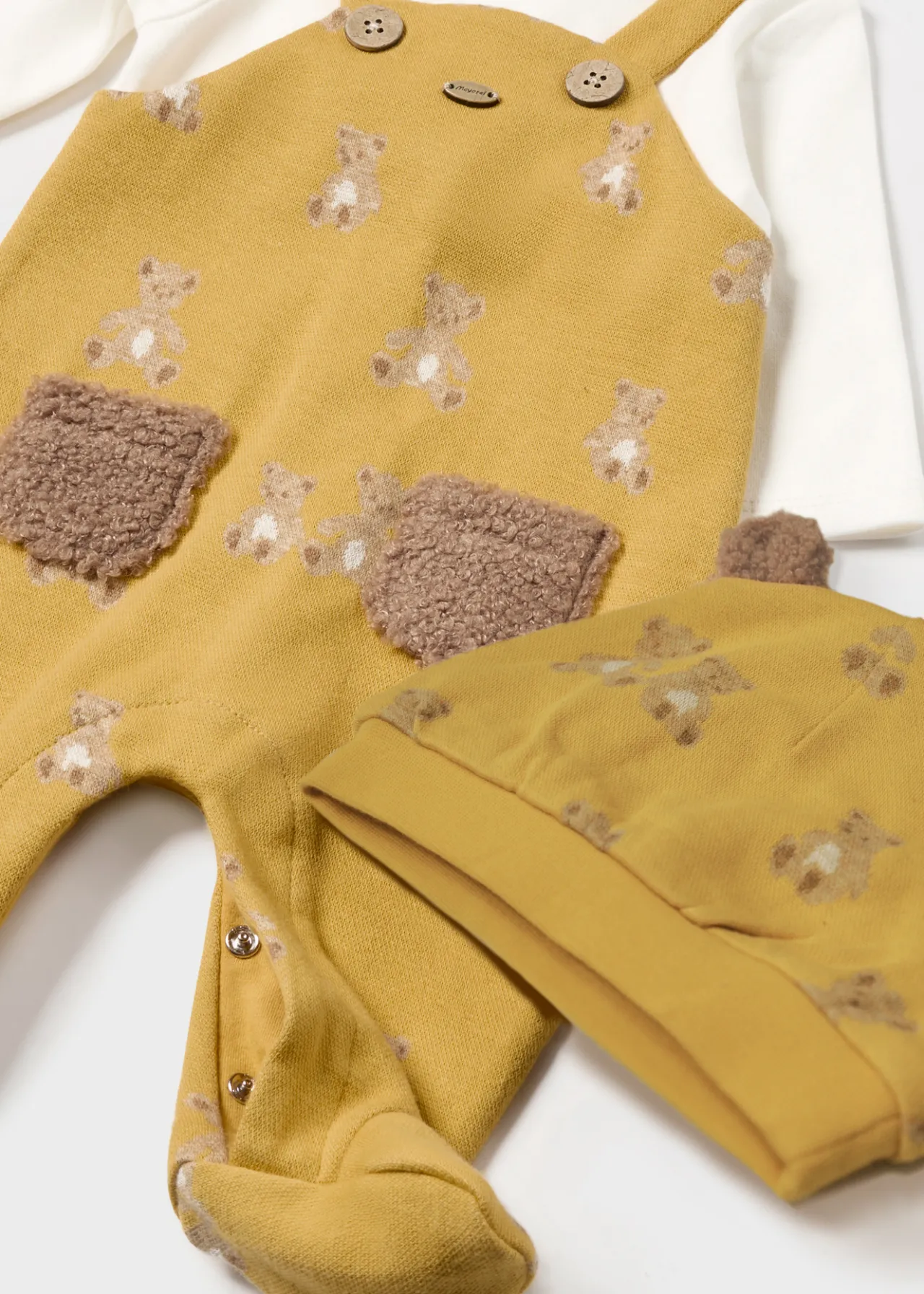 Pagliaccetto con cappello orecchie neonato^Mayoral New