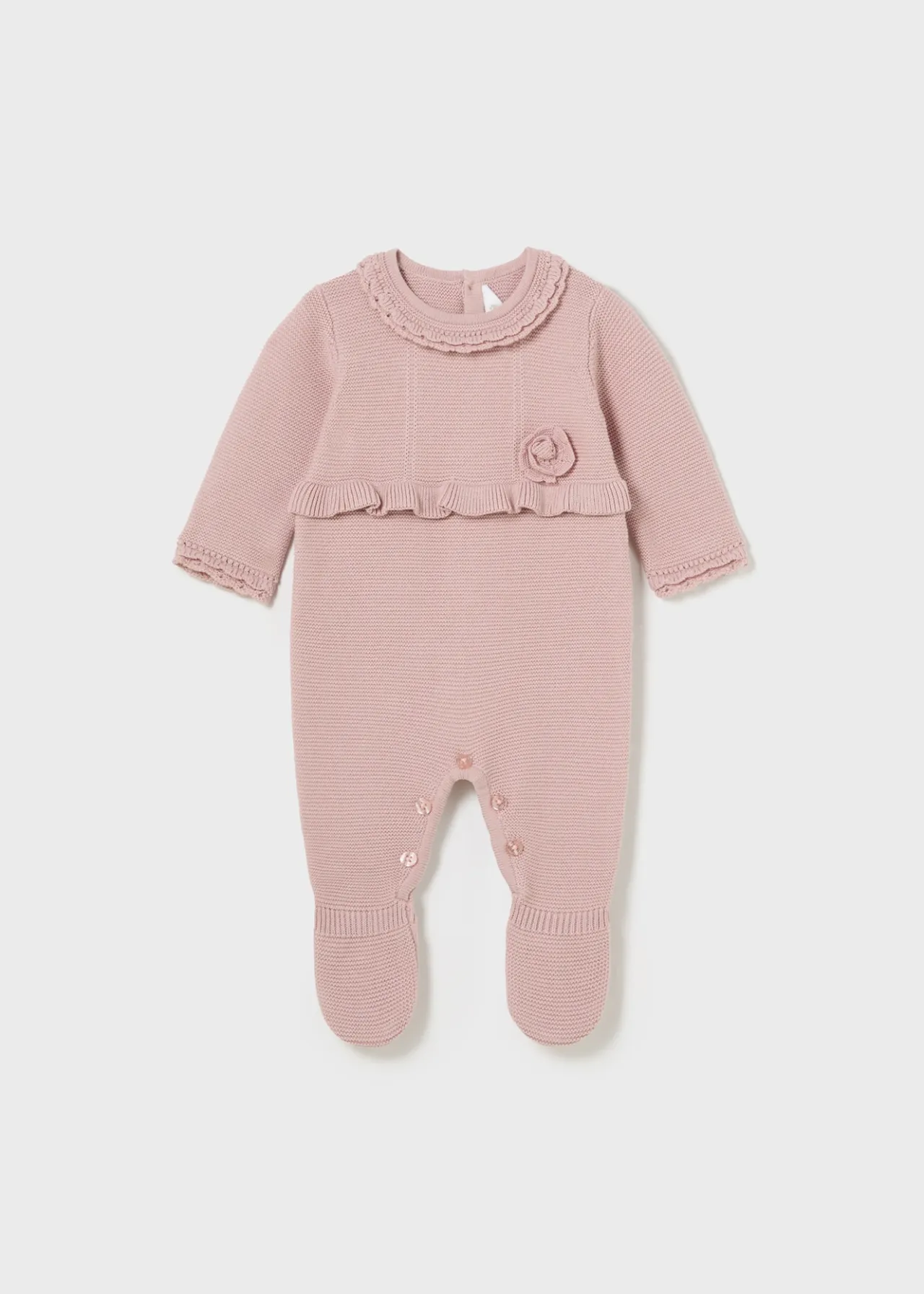 Pagliaccetto maglia fiore neonata^Mayoral Fashion