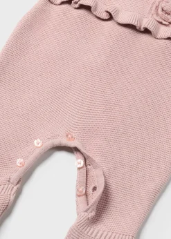 Pagliaccetto maglia fiore neonata^Mayoral Fashion