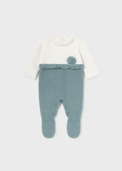 Pagliaccetto maglia fiore neonata^Mayoral Sale