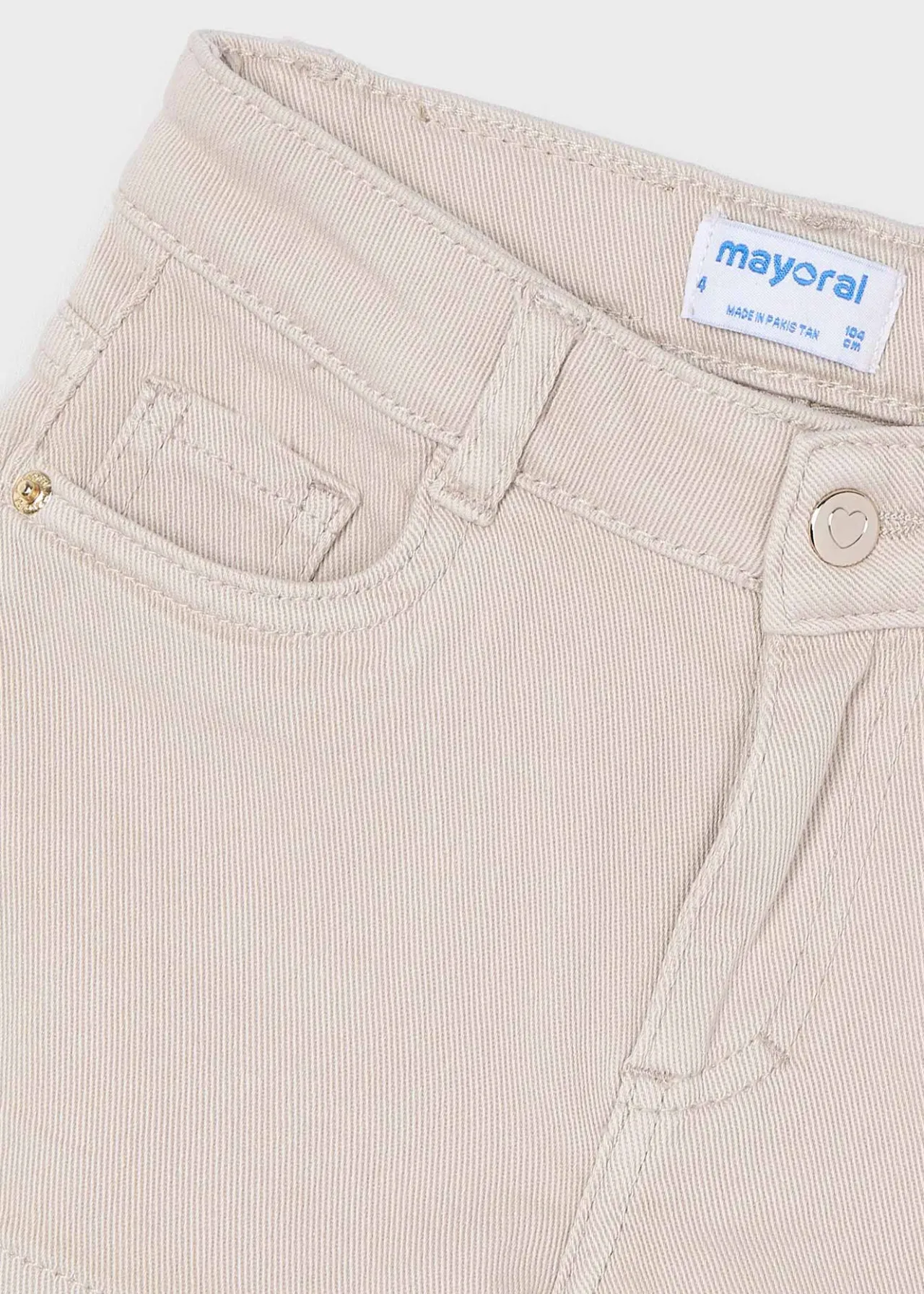 Pantaloncino basico twill bambina^Mayoral Online