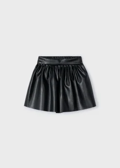 Pantaloncino similpelle bambina^Mayoral Discount