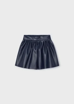 Pantaloncino similpelle bambina^Mayoral Flash Sale