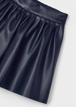 Pantaloncino similpelle bambina^Mayoral Flash Sale