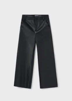 Pantalone a campana similpelle ragazza^Mayoral Flash Sale