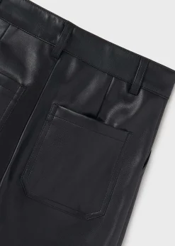 Pantalone a campana similpelle ragazza^Mayoral Flash Sale