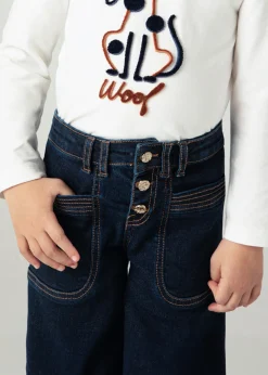 Pantalone a zampa bambina^Mayoral Fashion