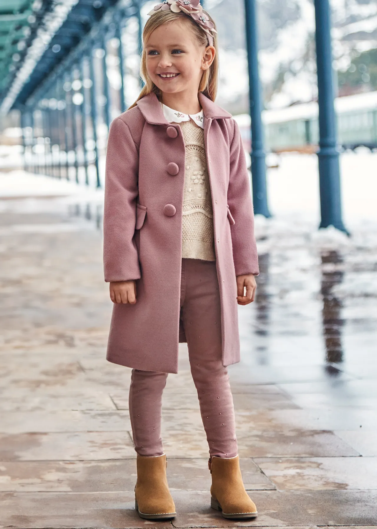 Pantalone borchie bambina^Mayoral Sale