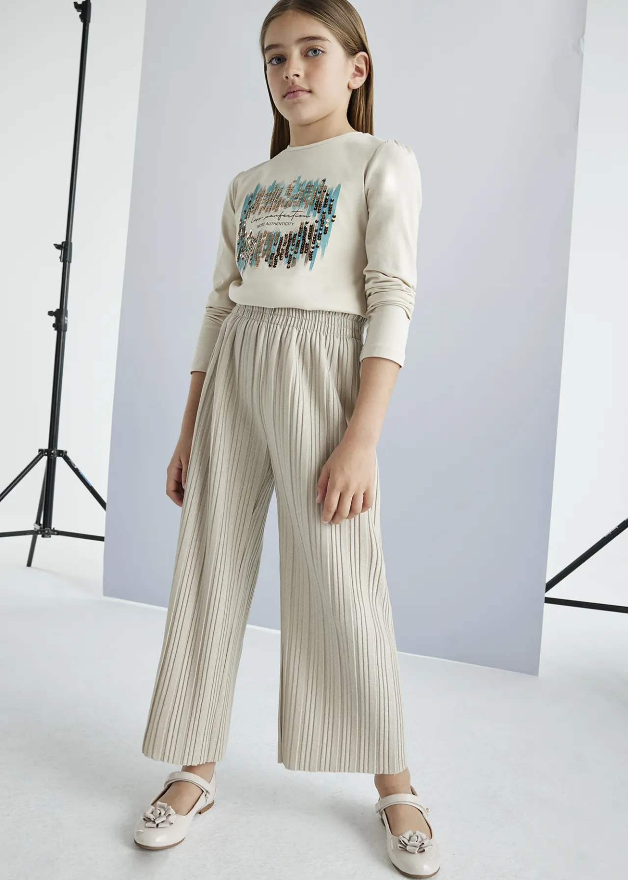 Pantalone plissettato ragazza^Mayoral Best