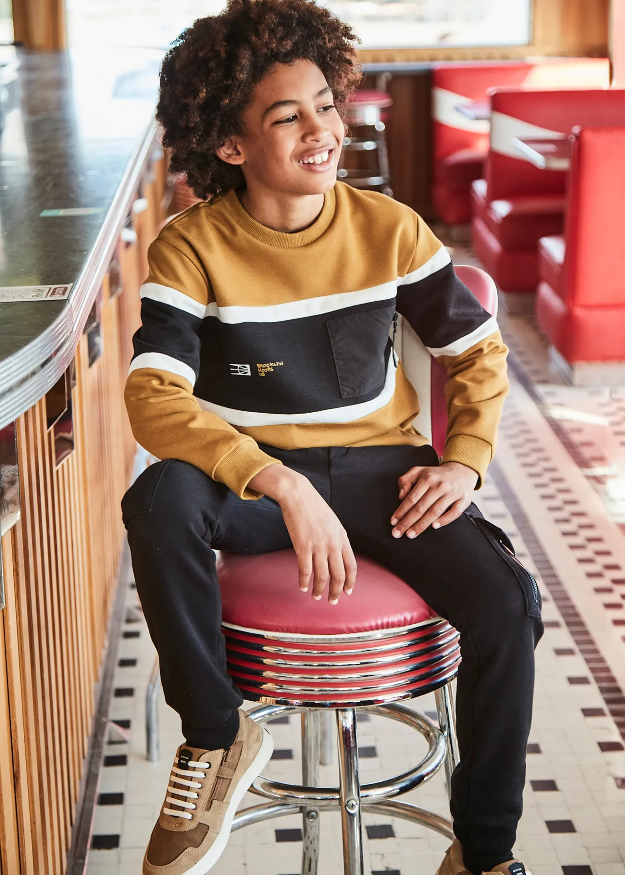 Pantalone sportivo contrasto ragazzo^Mayoral Clearance