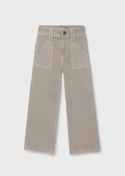 Pantalone twill a campana ragazza^Mayoral Clearance