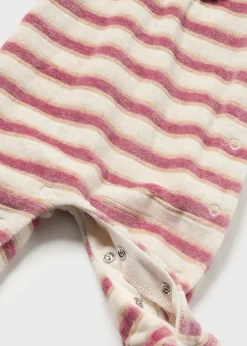 Pigiama ciniglia righe neonata^Mayoral Shop