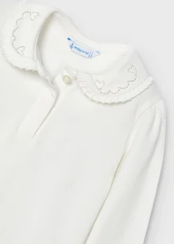 Polo colletto decorato bambina^Mayoral Clearance